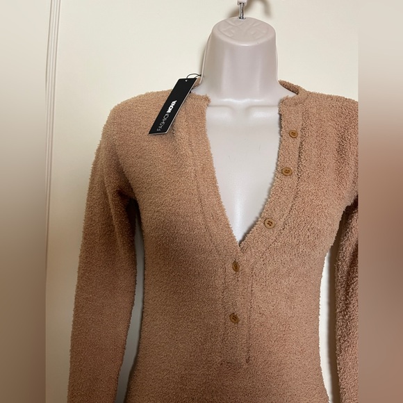 Fashion Nova “All Types of Crazy” Softest Sweater Jumpsuit - NWT - Picture 2 of 11